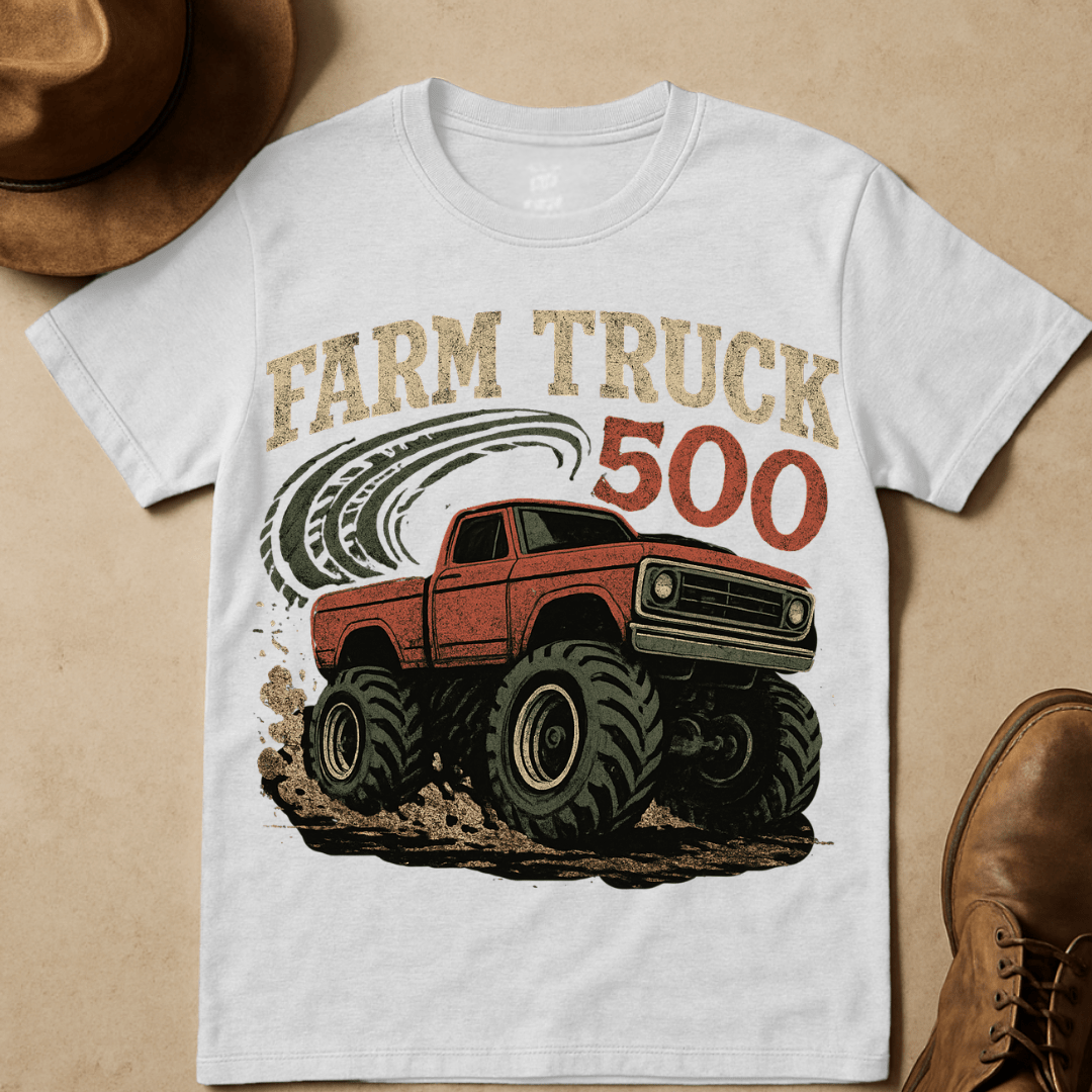 DIRT FARM TRUCK 500 T-SHIRT