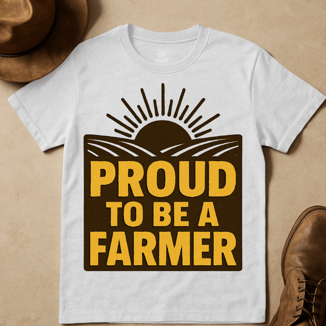 PROUD FARMER SUNRISE T-SHIRT