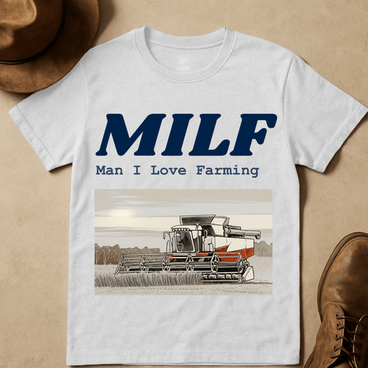 MAN I LOVE FARMING COMBINE T-SHIRT