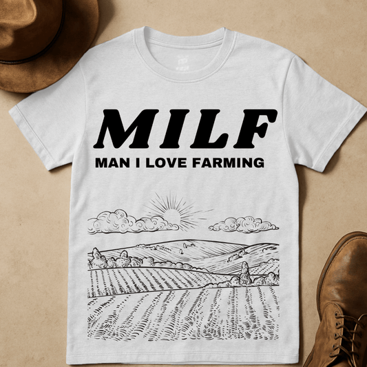 MAN I LOVE FARMING T-SHIRT