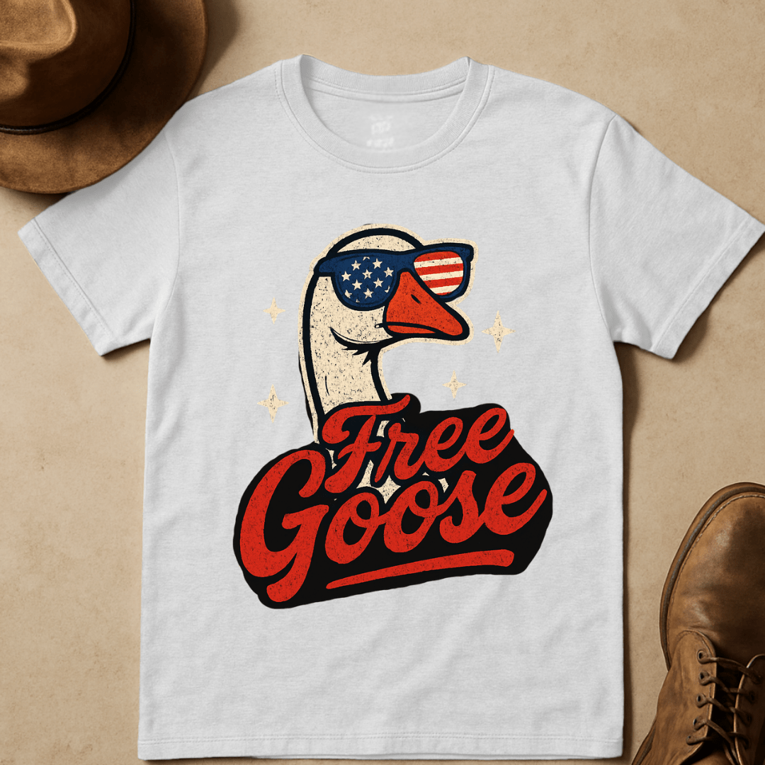 RETRO FREE GOOSE T-SHIRT