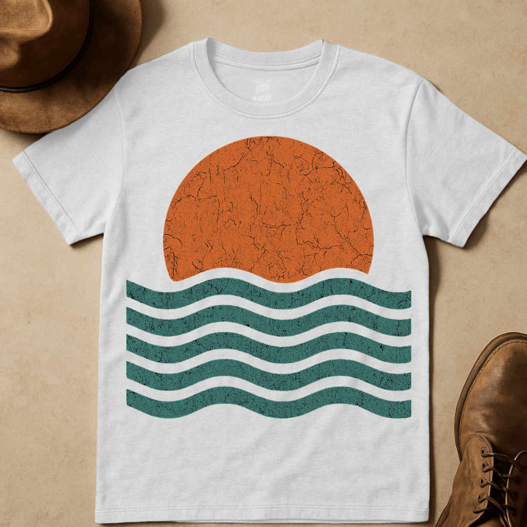 CRACKED SUNSET T-SHIRT
