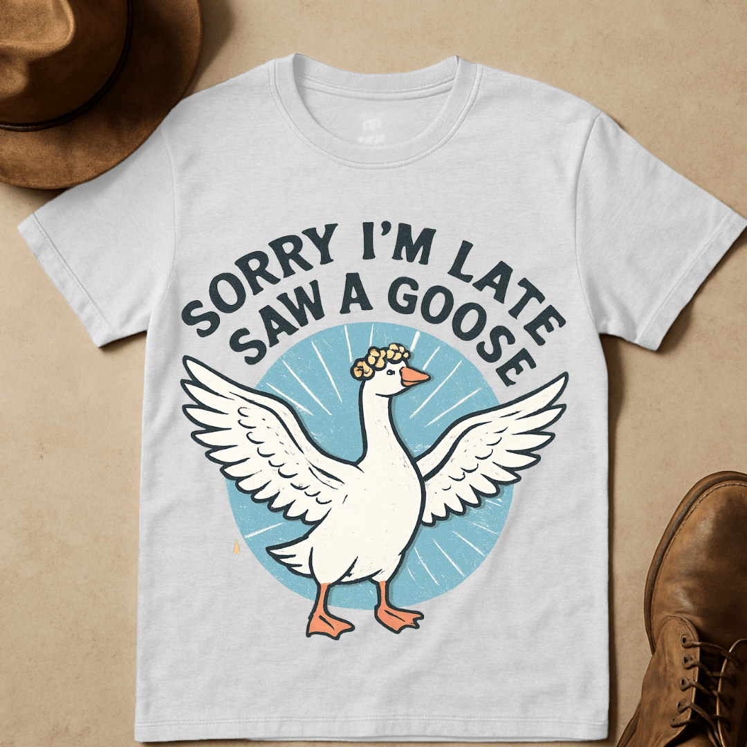 I SAW A GOOSE T-SHIRT