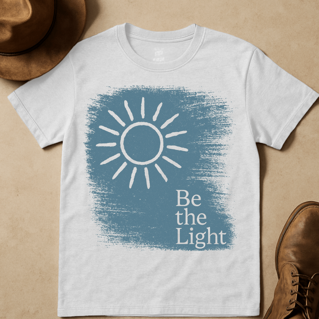 BE THE LIGHT SUNBURST T-SHIRT
