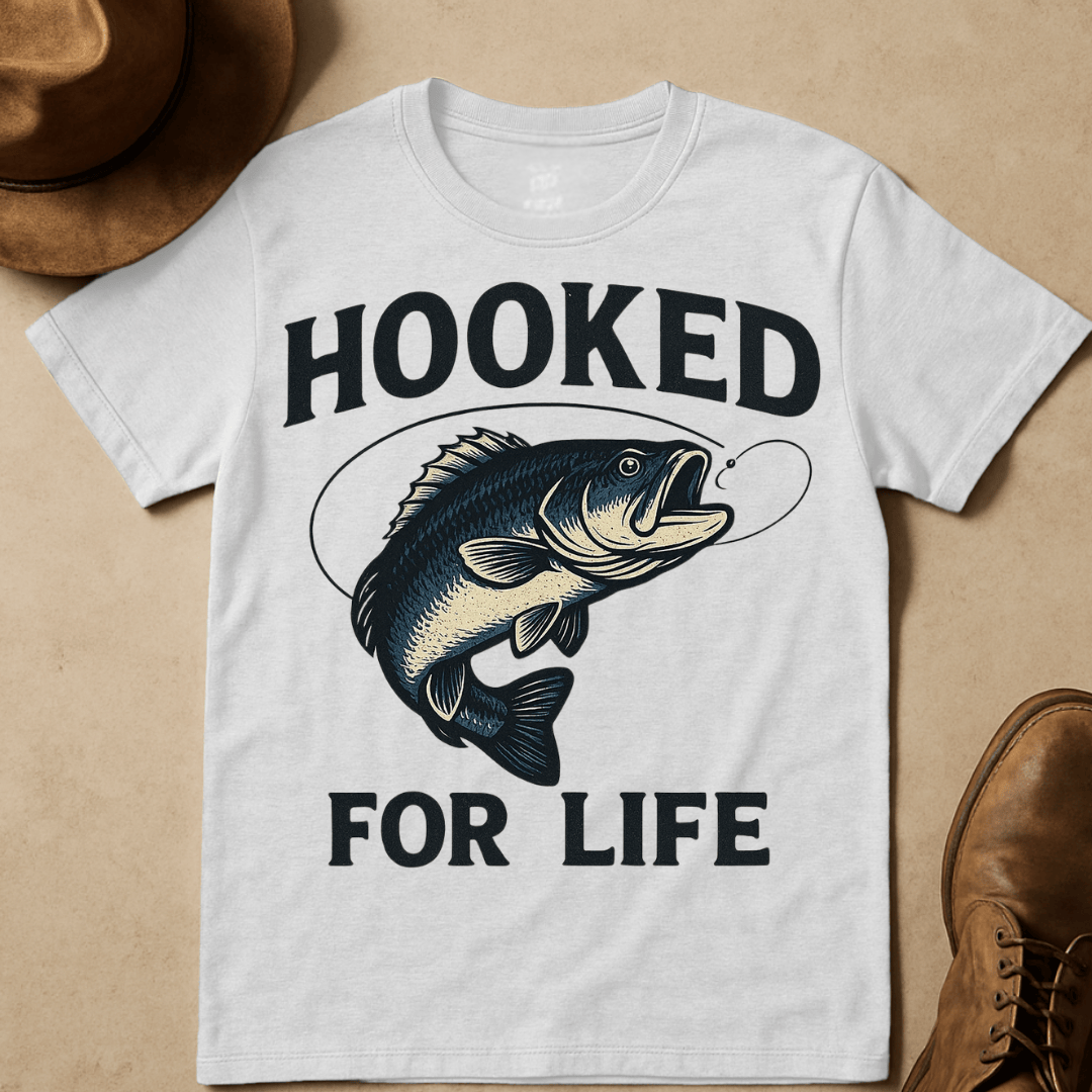 HOOKED FOR LIFE T-SHIRT