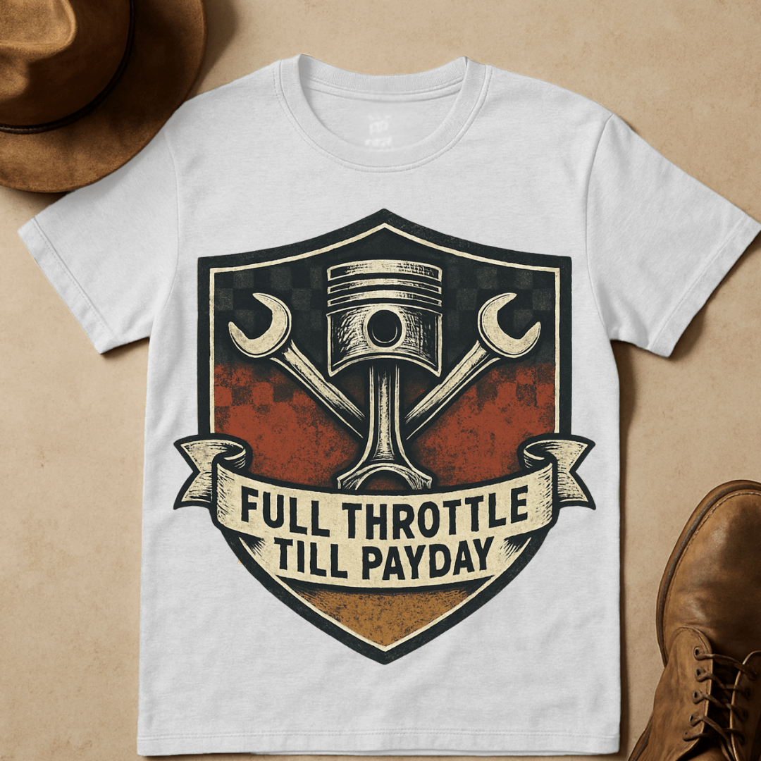 MECHANICS EMBLEM PAYDAY T-SHIRT