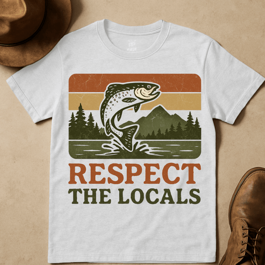 RETRO RESPECT THE LOCALS T-SHIRT
