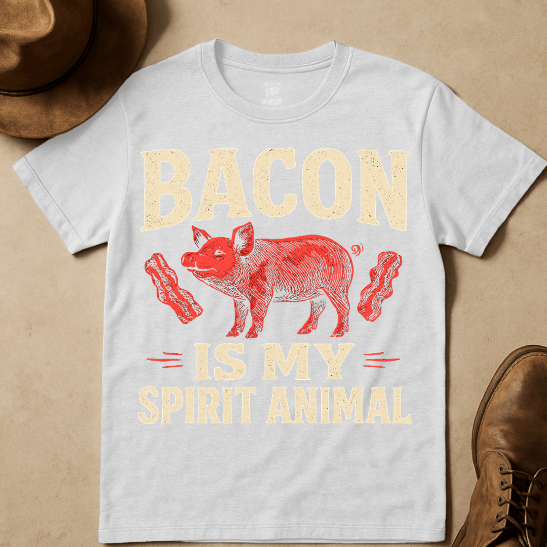 BACON IS MY SPIRIT ANIMAL T-SHIRT
