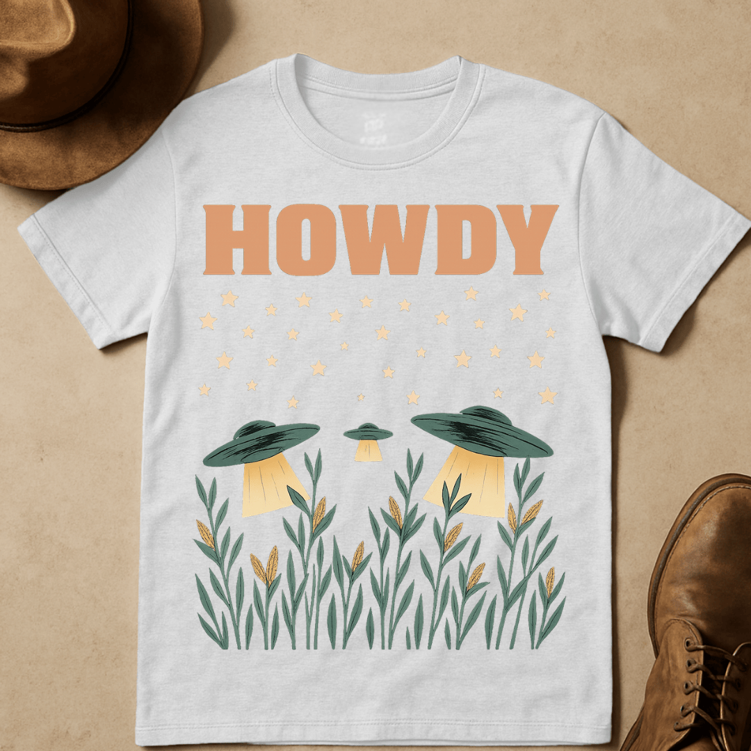 HOWDY UFO T-SHIRT